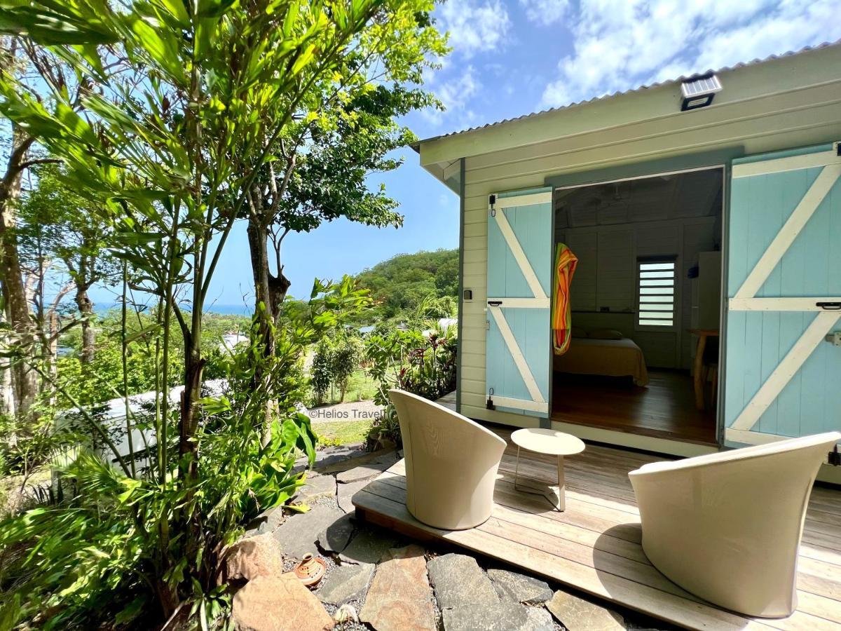 Le Surf Lodge, Chambre Avec Vue Mer Dans Un Ecrin De Verdure Deshaies Dış mekan fotoğraf